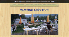 Desktop Screenshot of campinglidotoce.eu